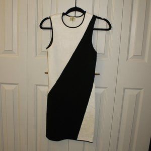Torn by Ronny Kobo Dress, Black and White, Size Small